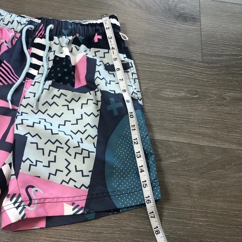 An Original Penguin By Munsingwear Swim Trunks 90s Themed Mens Size Small